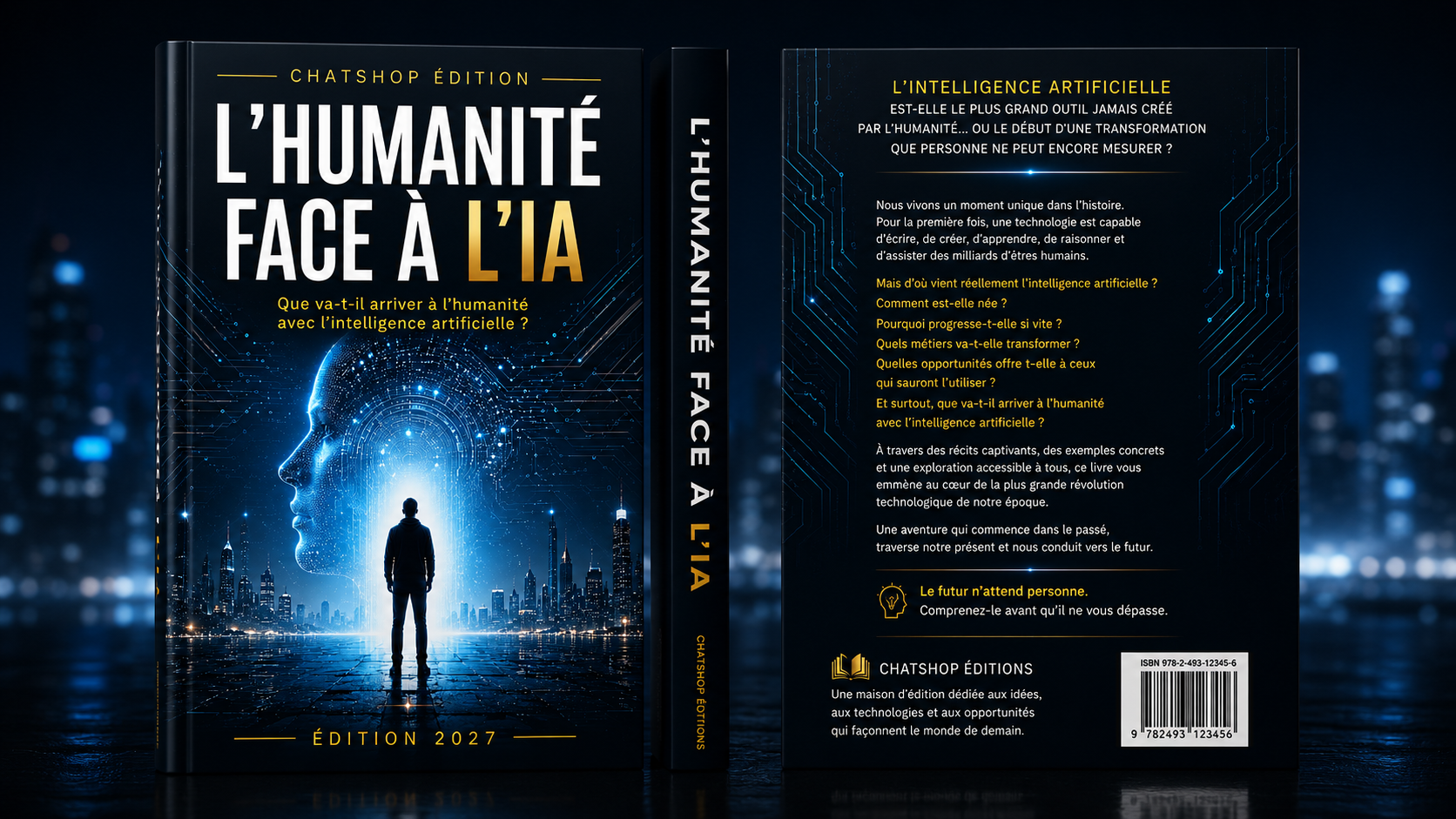 L'Humanité face à l'IA — couverture du livre